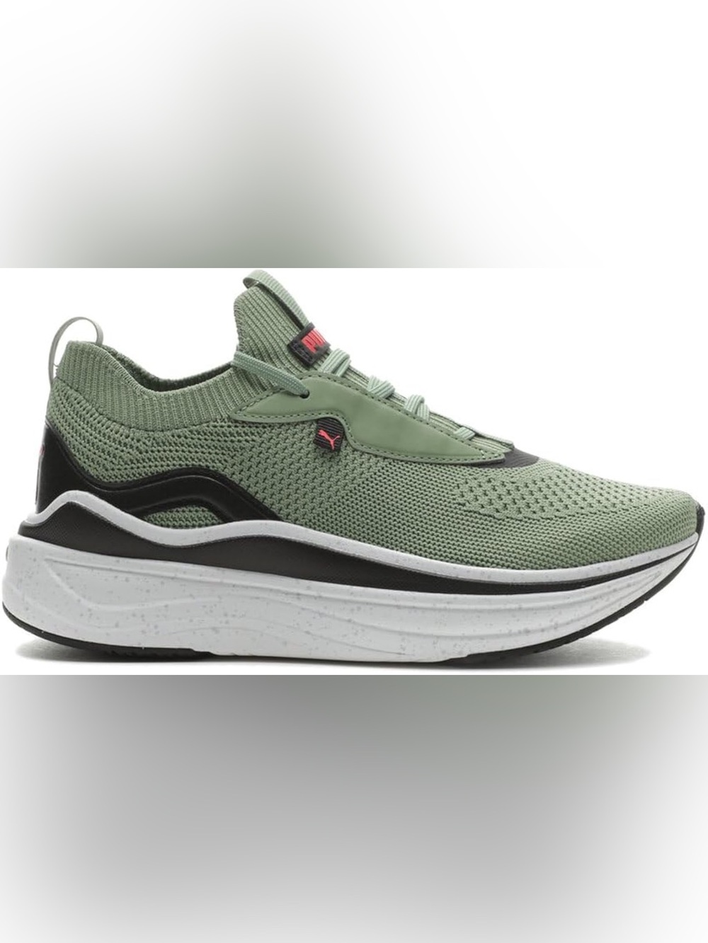 PUMA Softride Stakd Speckle Womens Sneaker Green Sneakers Size 8